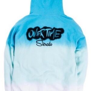 Sierato Blue and White Hoodie